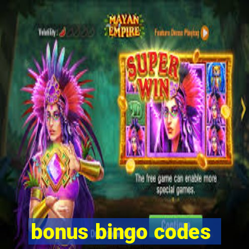 bonus bingo codes