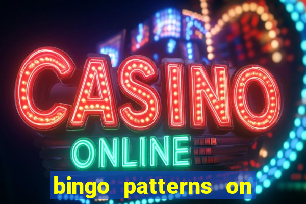 bingo patterns on slot machines