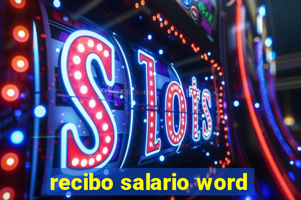 recibo salario word