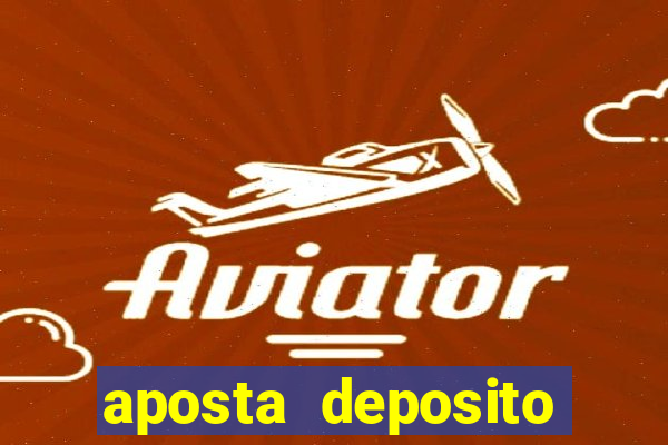 aposta deposito minimo 1 real