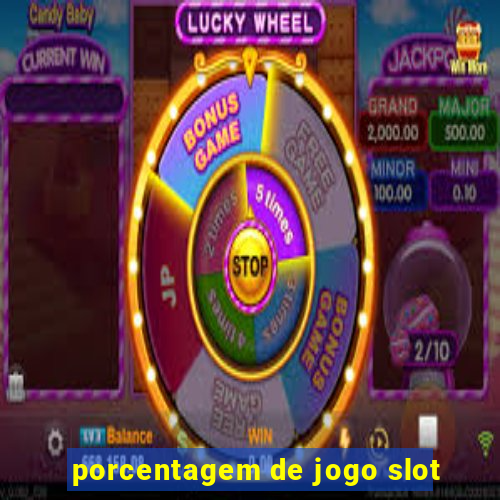 porcentagem de jogo slot