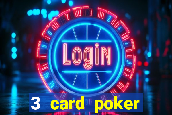 3 card poker casino odds