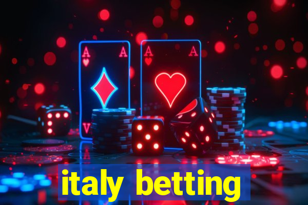 italy betting