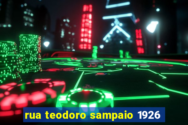 rua teodoro sampaio 1926