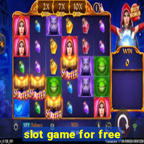 slot game for free