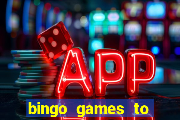 bingo games to play for free