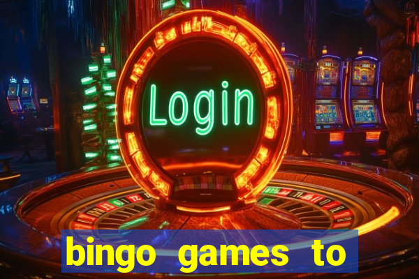 bingo games to play for free