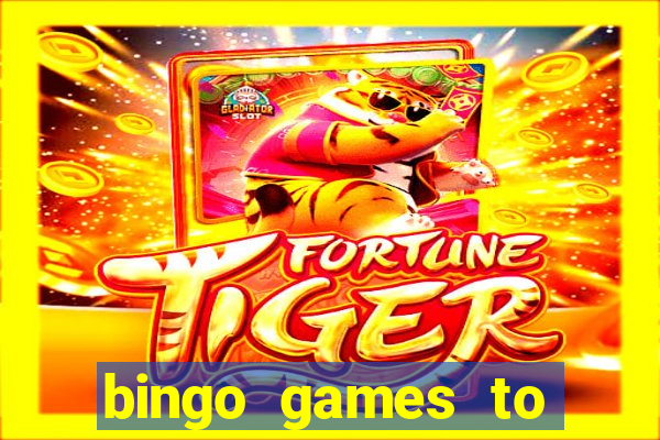 bingo games to play for free