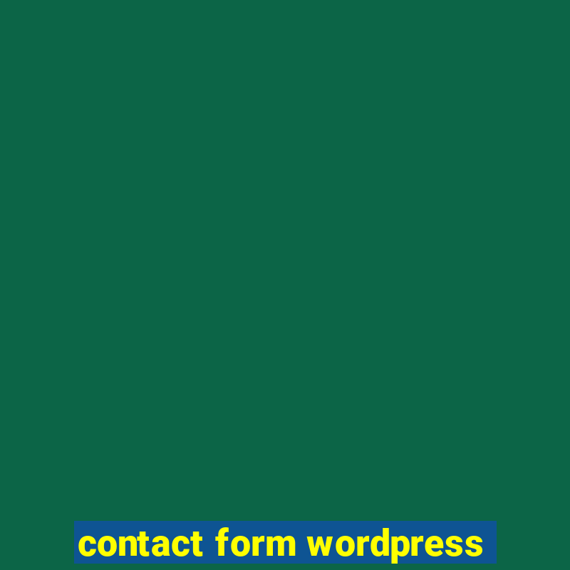 contact form wordpress