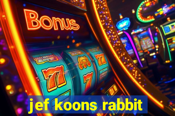 jef koons rabbit