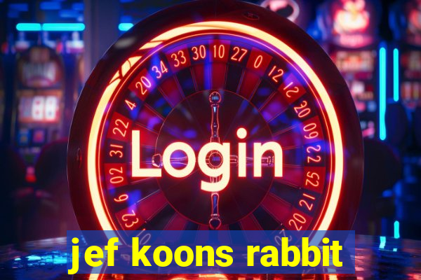 jef koons rabbit