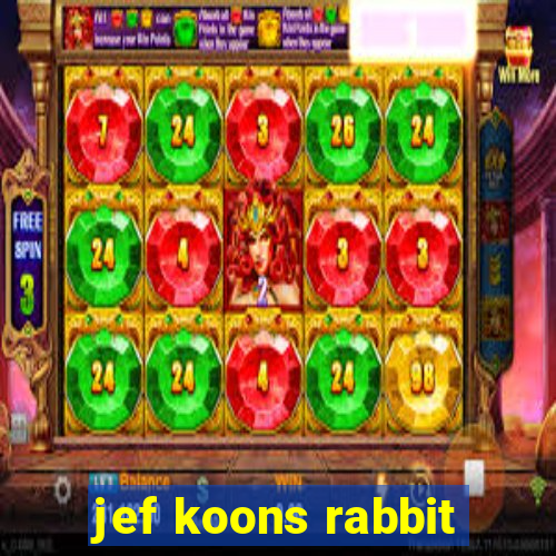 jef koons rabbit