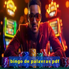 bingo de palavras pdf