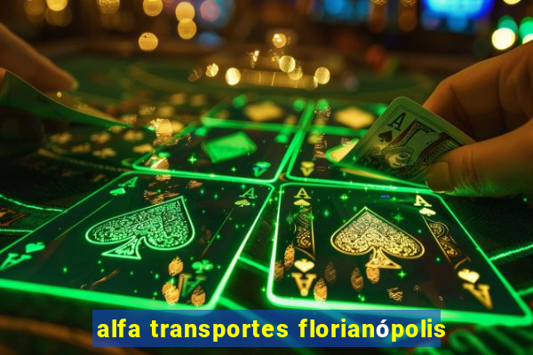 alfa transportes florianópolis