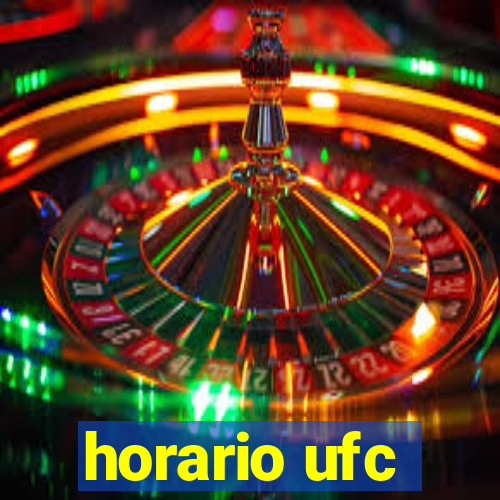 horario ufc