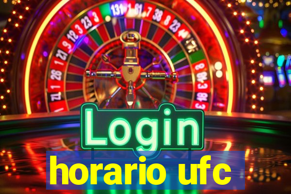 horario ufc