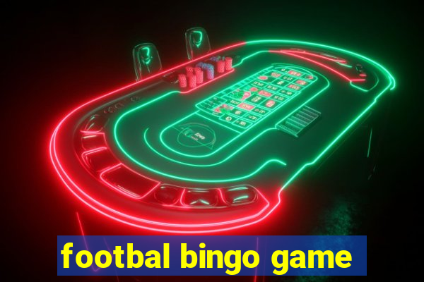 footbal bingo game