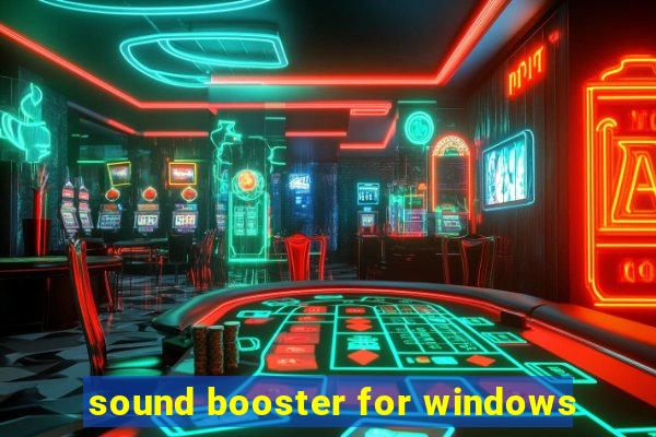 sound booster for windows