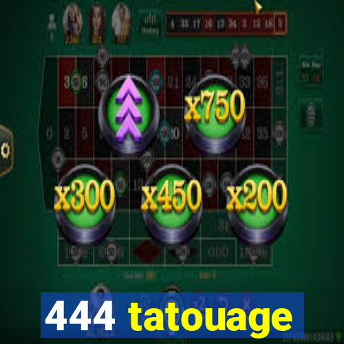 444 tatouage