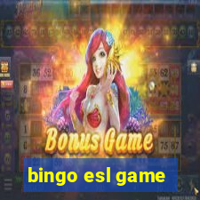 bingo esl game