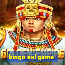 bingo esl game