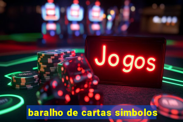 baralho de cartas simbolos