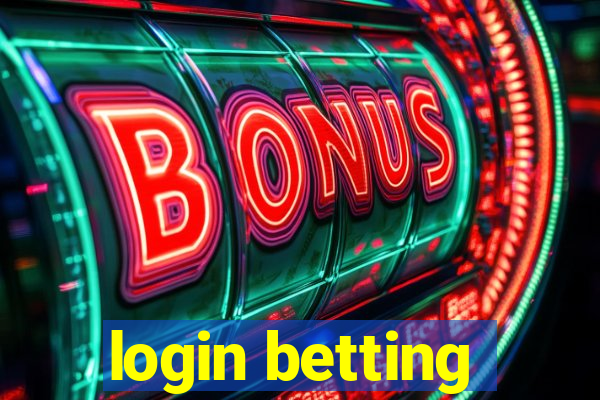 login betting