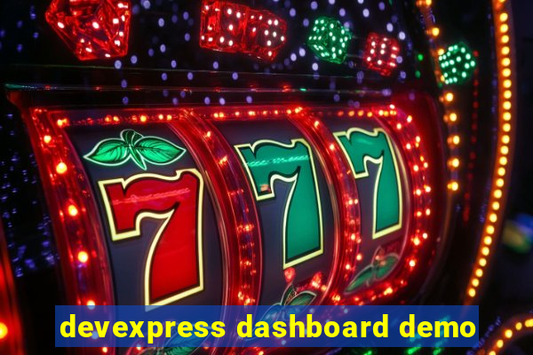 devexpress dashboard demo