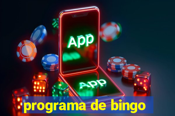 programa de bingo