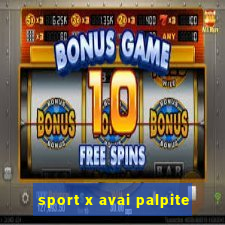 sport x avai palpite