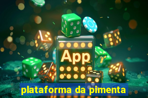 plataforma da pimenta