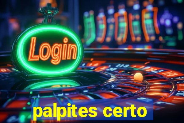 palpites certo