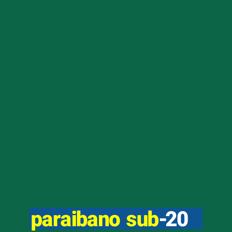 paraibano sub-20