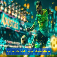 research rabbit app Informational