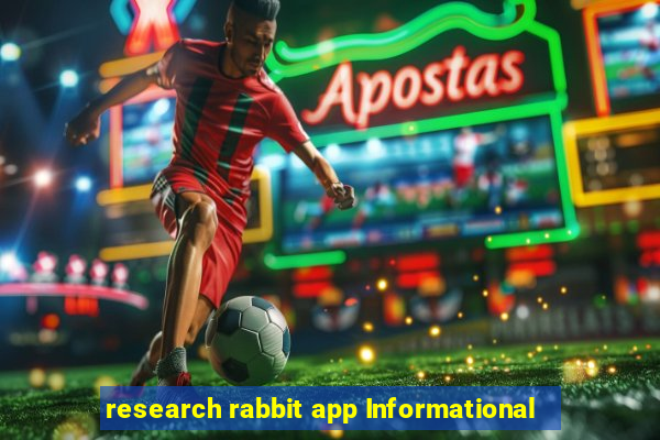 research rabbit app Informational