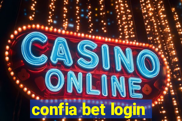 confia bet login