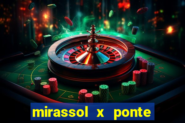 mirassol x ponte preta palpite