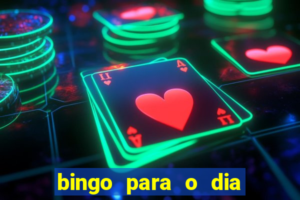 bingo para o dia da mulher