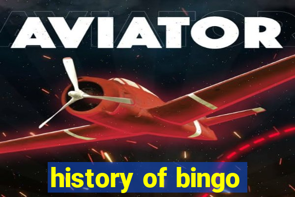 history of bingo