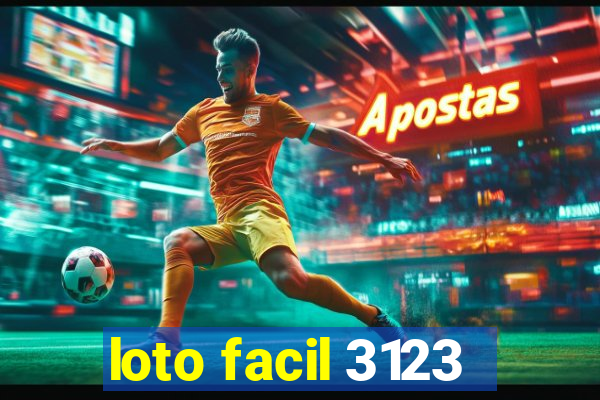 loto facil 3123