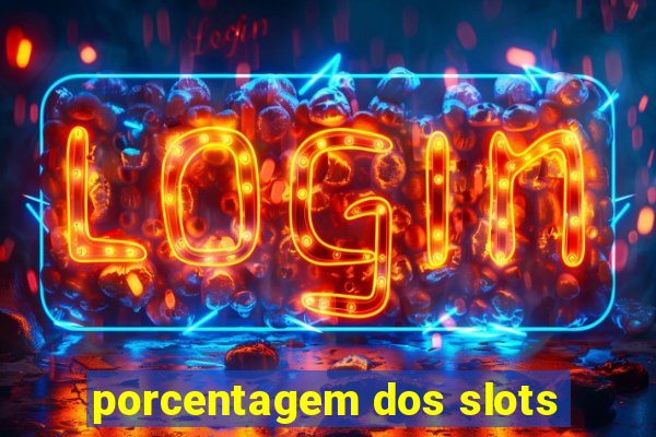 porcentagem dos slots