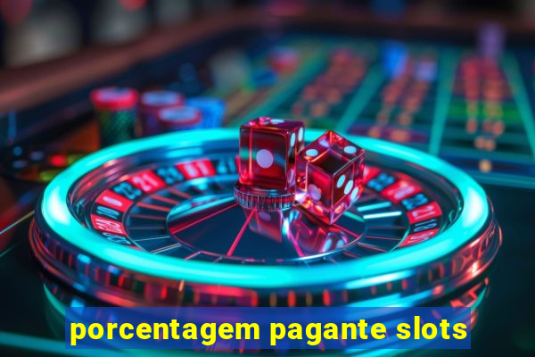 porcentagem pagante slots