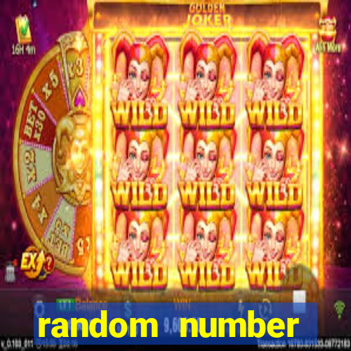 random number generator slot machine