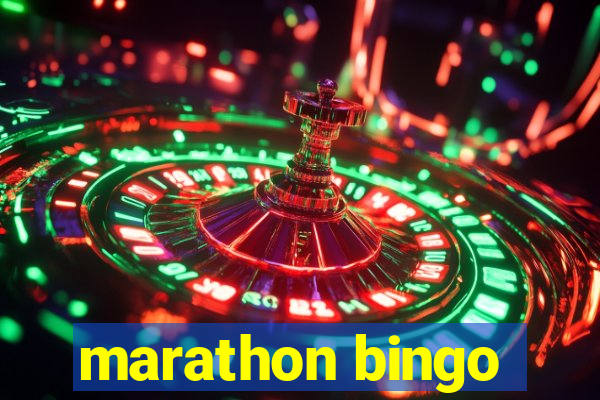 marathon bingo