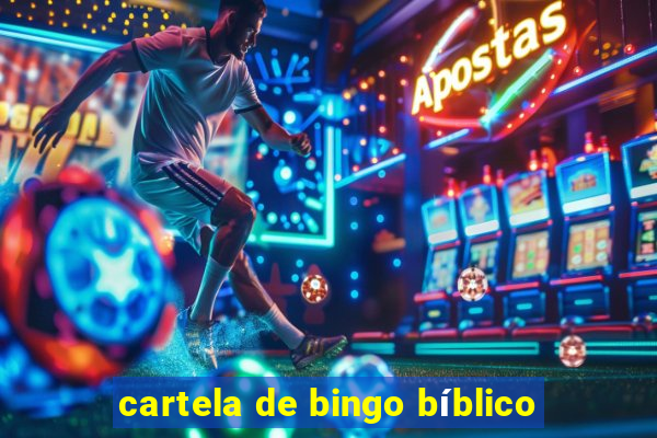 cartela de bingo bíblico