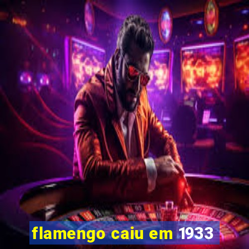 flamengo caiu em 1933