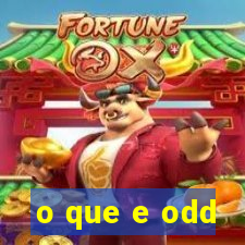 o que e odd