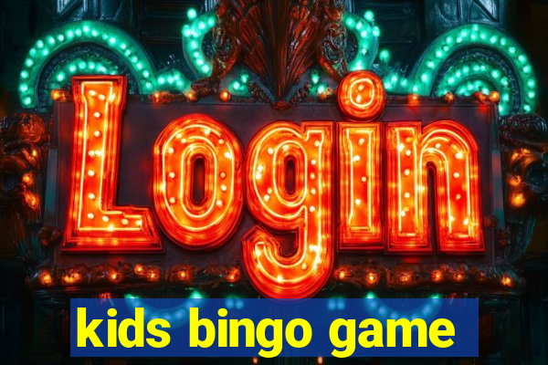 kids bingo game