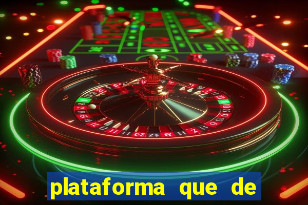 plataforma que de b么nus no cadastro