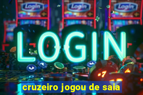 cruzeiro jogou de saia